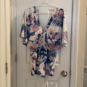 Beautiful Floral Latise Romper